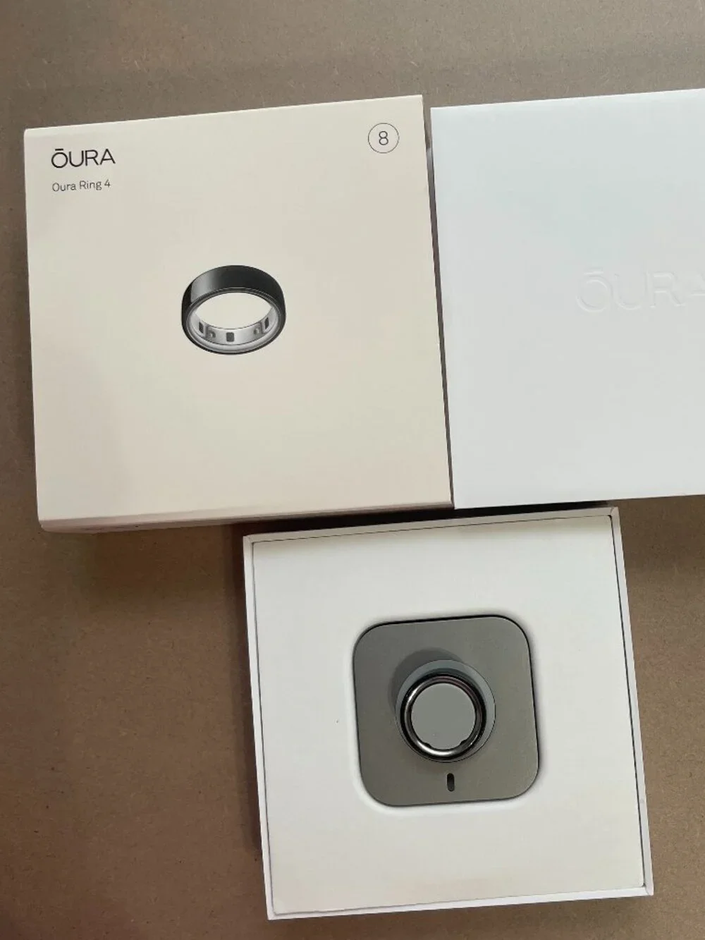 Used Oura Gen 4 Ring (Black) - Size 8